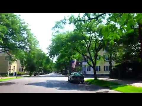 Driving into Downtown Salem, MA