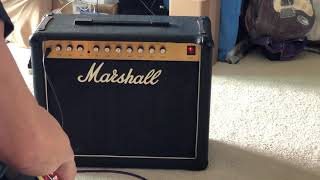 Video thumbnail for 1984  Marshall 5210 50 watt Solid state combo amp by Mike Wong
