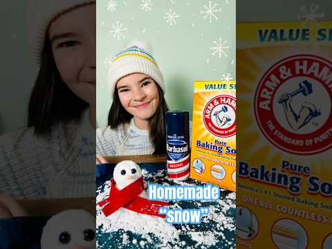 Part of a video titled Homemade “snow” ❄️☃️❄️ #snow #stem ... - YouTube