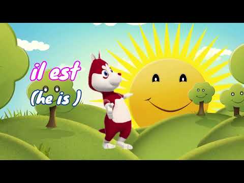 Verbe être au présent de l'indicatif (Cartoon) - To be in French