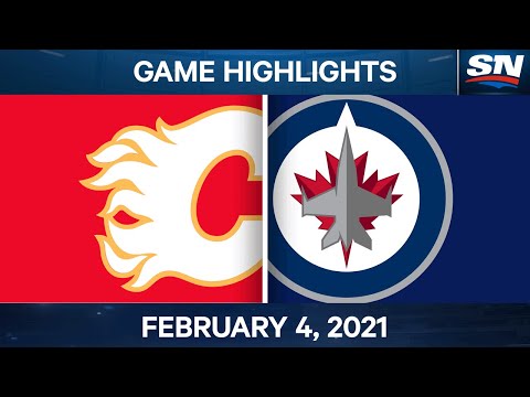 NHL Game Highlights | Flames vs. Jets - Feb. 4, 2021