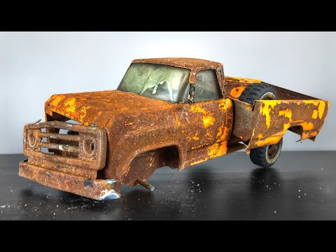 Restoration Tonka Pick Up Truck 1975s - very rusty and old