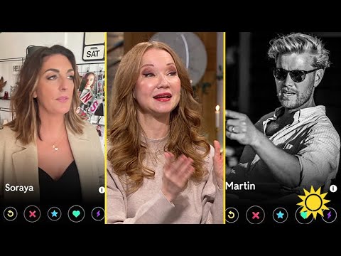 Vad är en bra Tinderbild? Martin och Soraya testar sig fram med psy… | Nyhetsmorgon | TV4 & TV4 Play