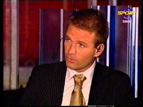 Claes Åkesson intervjuar Hardy Nilsson efter World Cup 2004