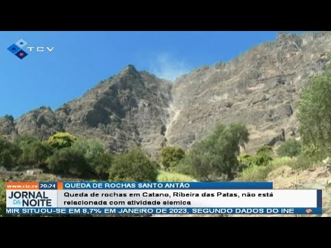 Queda de rochas em Catano, Ribeira das Patas, não está relacionada com atividade sísmica