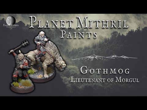 Gothmog , Lieutenant of Morgul - Lord of the Rings MESBG Painting Tutorial.