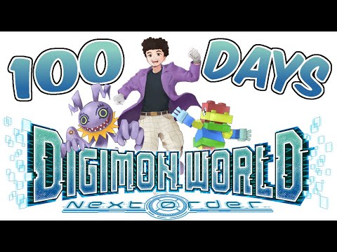I Spent 100 Days In Digimon World: Next Order For My Childhood