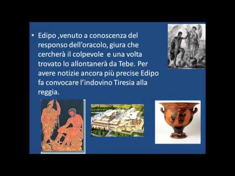 Edipo e Tiresia dall' Edipo Re di Sofocle