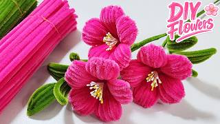 DIY Pipe Cleaner Flower Tutorial 🌸 Easy Handmade Flower Craft for Beginners