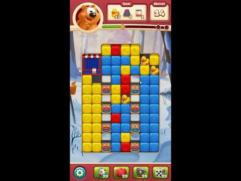 Toon Blast Level 7728 - NO BOOSTERS 🐻🐺🐱 | SKILLGAMING ✔️