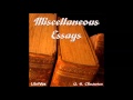 Miscellaneous Essays (audiobook) by G. K. Chesterton