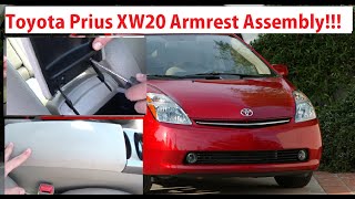 Toyota Prius Armrest Install. Toyota Prius XW20 Fixing unglued Arm Rest!