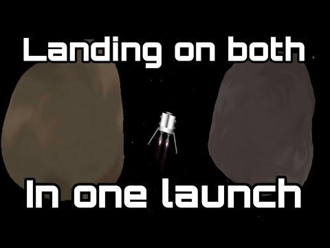 Landing on Phobos and Deimos in one launch! | Spaceflight simulator