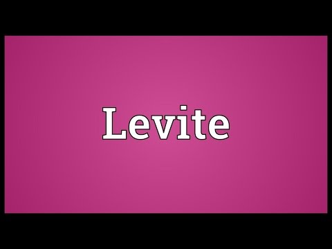 Levite Meaning