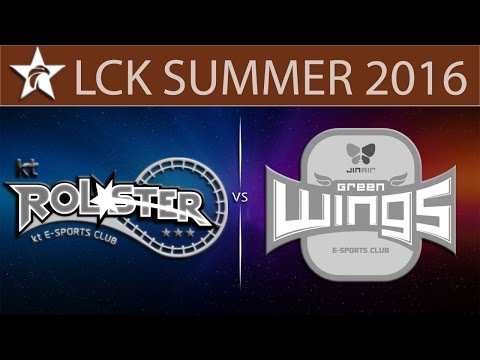 [LoL Highlights] KT vs JinAir G3 | LCK Summer 2016 (28.06.2016) - KT Rolster vs JinAir GreenWings