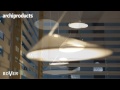 Bover-Non-La-Applique-LED-cuivre---91,5-cm---avec-Variateur YouTube Video