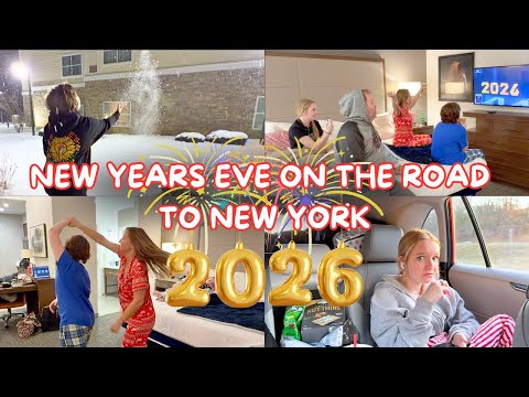 NEW YEARS EVE ON THE ROAD TO NEW YORK | Family 5 Vlogs