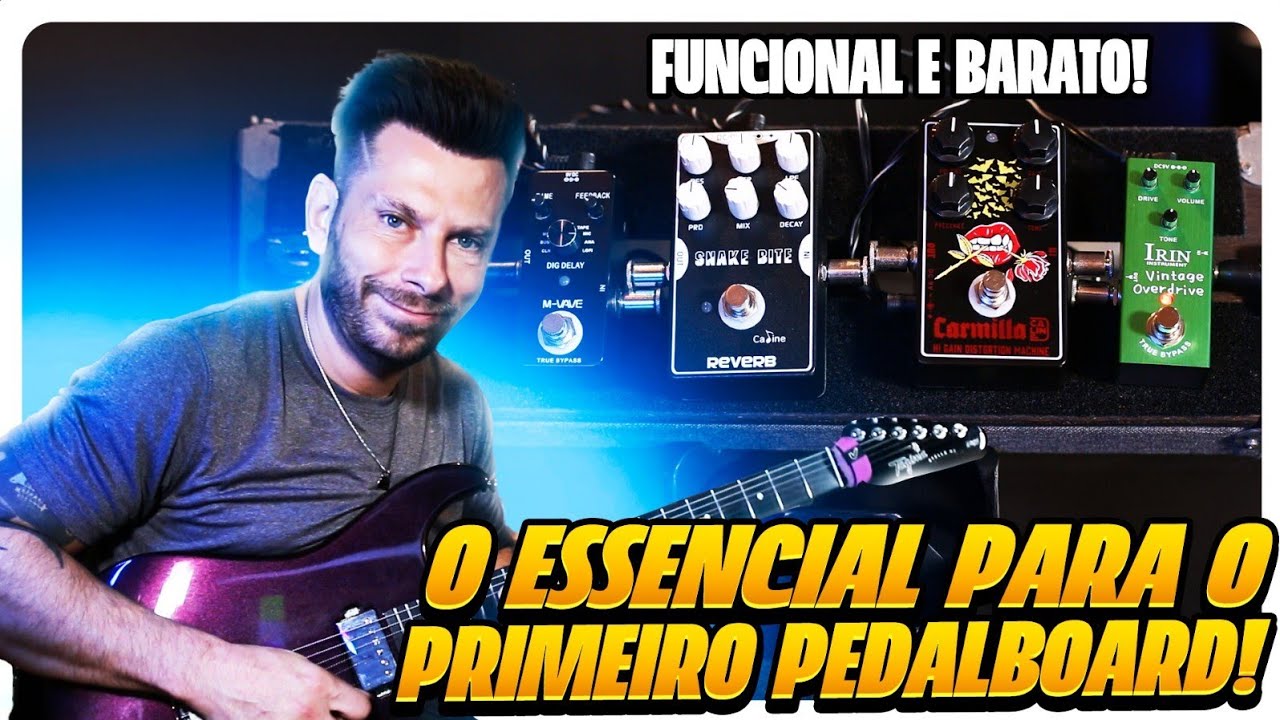 Set Essencial de 4 Pedais: O Kit Perfeito para Iniciantes na Guitarra!