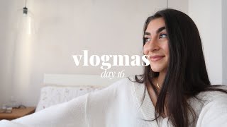 Vlogmas Day 16 | skincare, holiday prep & protein world haul