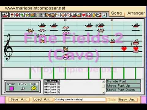Mario Paint: Floral Field 2 - Kirby Triple Deluxe