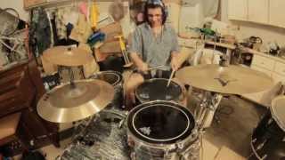 white denim- at night in dreams drum cover