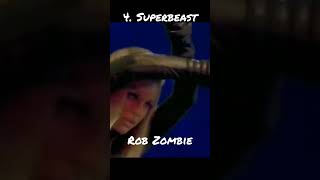 Rob Zombie Top 5 Hits #industrialmetal #heavymetal #shockrock #groovemetal #numetal