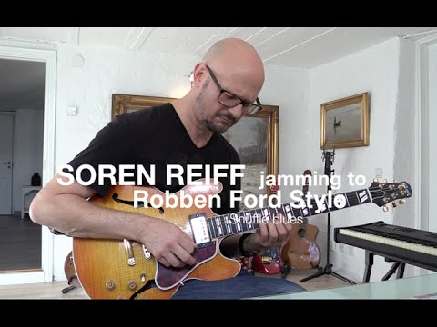 Soren Reiff plays a Robben Ford style shuffle blues