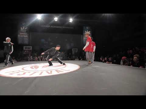 Free Spirit Festival 2019 Championship // Rafael & Joshua vs Viun & Egorushka // Kids Mixstyle - 1/4