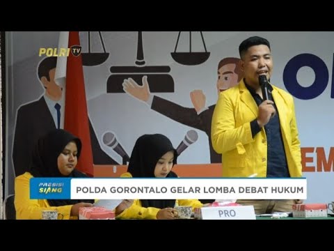 LOMBA DEBAT HUKUM POLDA GORONTALO