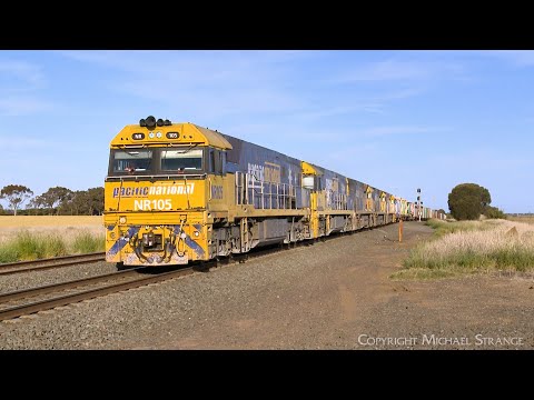 1MP2 Pacific National Freight Train With Containers & Steel Wagons (10/11/2024) - PoathTV Railways