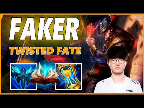 ⚡FAKER TWISTED FATE MID GAMEPLAY⚡SEASON 12 LEAGUE OF LEGENDS