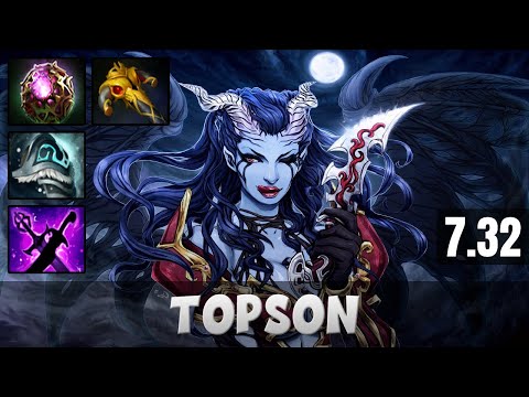 TOPSON Queen of Pain MID LANE Gameplay | Dota 2 Full Game