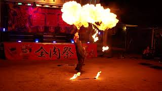 2024.3.31(日) 炎と光のパフォーマンス集団 幻火 @和歌山城公園 砂の丸広場