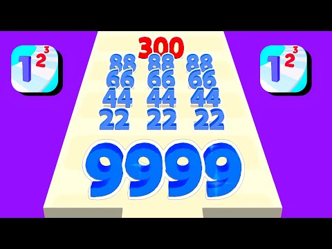 Number Run Merge 3D : Number Master 2048 + Level Up Numbers ( New Version ) SKG3L