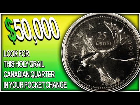"RARE 2000 QUARTERS WORTH BIG MONEY" - Valuable Canadian Quarters You Should look for!!