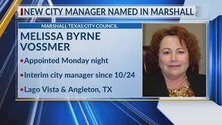 Interim receives appointment to become permanent City Manager of Marshall, Texas