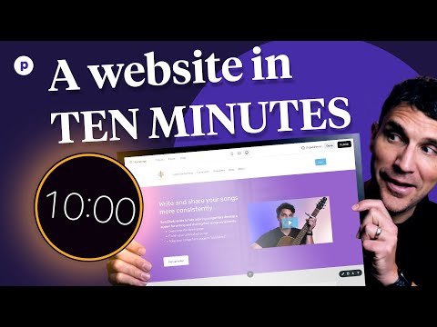 Build a website in 10 minutes
