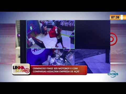 Criminoso finge ser motoboy e assalta empresa de açaiÌ (22 05 20)