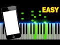 iPhone Ringtone - Marimba | EASY Piano Tutorial