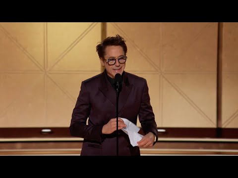 Robert Downey Jr Wins Best Supporting Male Actor – Motion Picture I 81st Annual Golden Globes