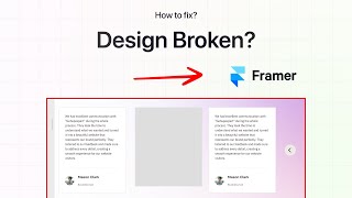 How to fix broken design Figma to framer | Framer Figma plugin not working | Expert Azi