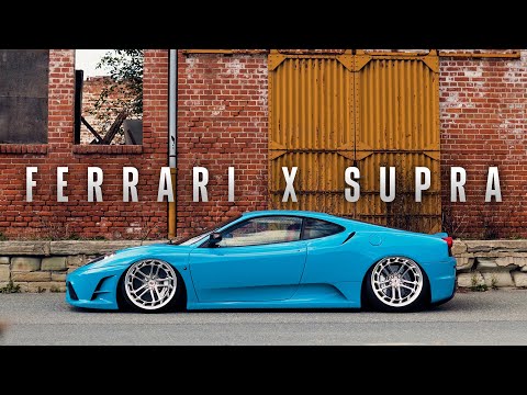 BAGGED Ferrari F430 x Toyota SUPRA MK4 / 4K