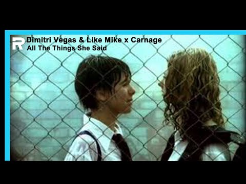 【歌詞翻譯】Dimitri Vegas & Like Mike x Carnage - All The Things She Said 所有話語｜中英字幕 lyrics video