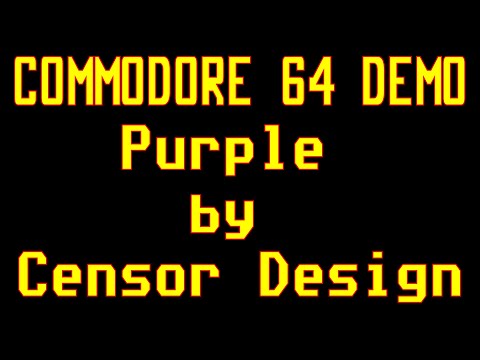 4K C-64 DEMO MODE!  For 2024!  🔵 Purple by Censor Design - 4K 🔴