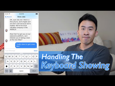 Swift: FB Messenger - Handling the Keyboard Showing (Ep 7)