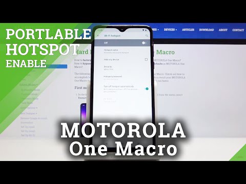 How to Enable Portable Hotspot in MOTOROLA One Macro – Activate Mobile Hotspot