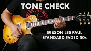 Video thumbnail for TONE CHECK: 2022 Gibson Les Paul Standard 50s Faded Demo by Cream City Music