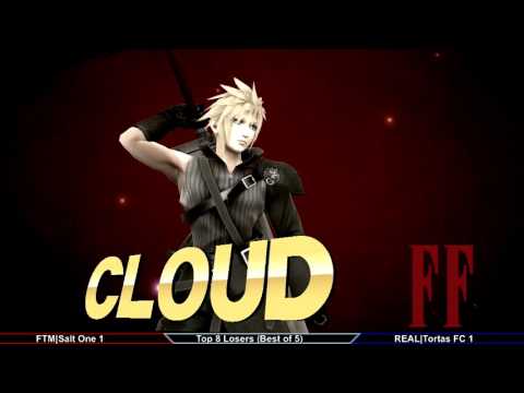 Gwinnett Brawl 41 Smash 4 Singles Salt One (Captain Falcon, Cloud) vs Tortas FC (Mewtwo)