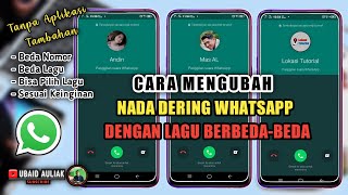 Download lagu Cara Mengganti Nada Dering WA Dengan Lagu Berbeda-beda mp3