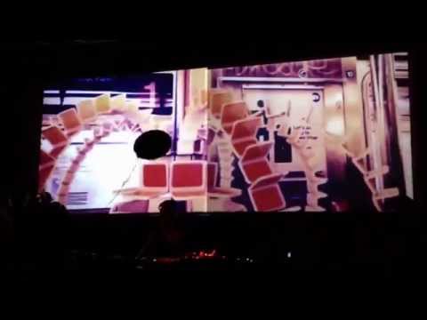 2014.02.15 Lee Burridge CinemaHall 0. Very good visual